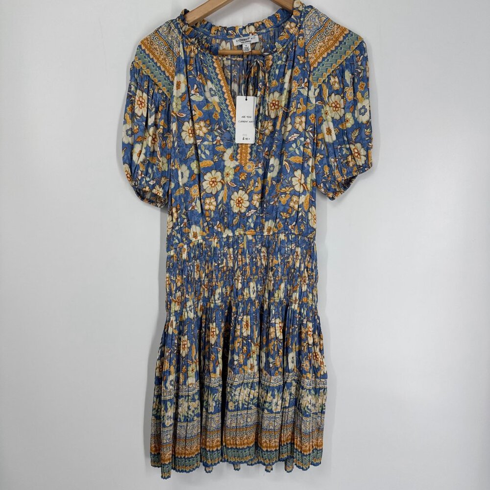 Current Air Floral Smocked Mini Dress Size S NWT - Picture 3 of 15